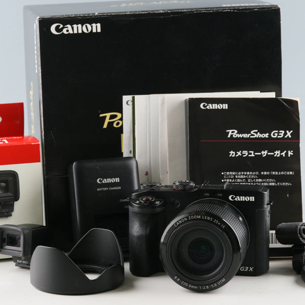 Canon Power Shot G3X EVF KIT #54962L3 – IROHAS SHOP