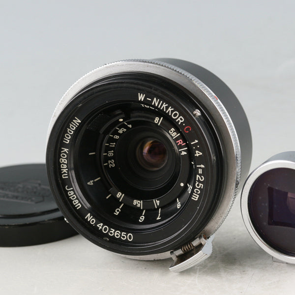 Nikon W-NIKKOR・C 25mm F/4 Lens for Nikon S + View Finder #54988C2