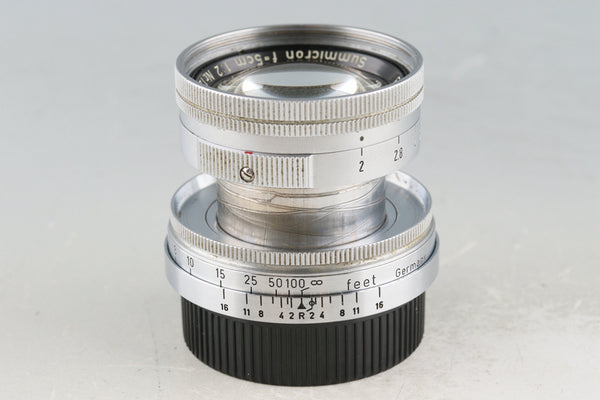 Leica Leitz Summicron 50mm F/2 Lens for Leica L39 #54996T