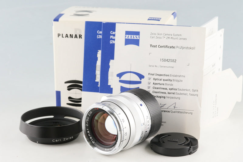 Carl Zeiss Planar T* 50mm F/2 ZM Lens for Leica M With Box #55191L7