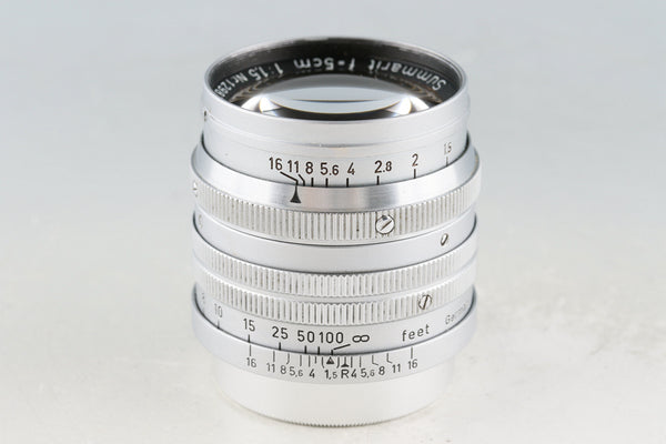 Leica Leitz Summarit 50mm F/1.5 Lens for Leica L39 #55223T