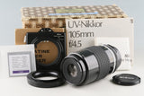 Nikon UV-Nikkor 105mm F/4.5 Ais Lens With Box #55259L4