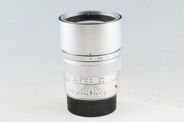 Leica Leitz Summicron-M 90mm F/2 Lens for Leica M CLA By Kanto Camera #55266T