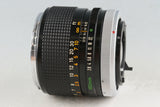 Canon FD 100mm F/2.8 Lens #55320F4