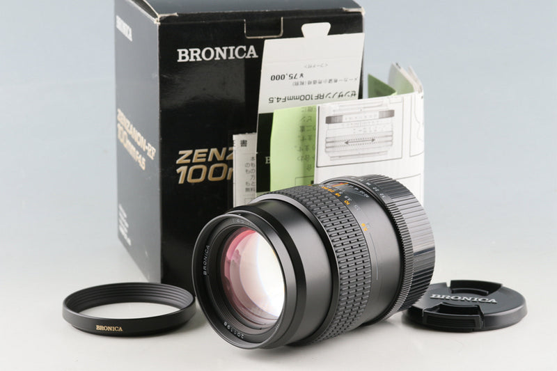 Zenza Bronica Zenzanon-RF 100mm F/4.5 Lens With Box #55379L6