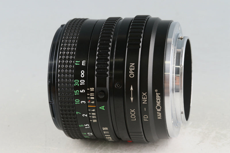 Canon AV-1 + FD 50mm F/2 Lens #55422D4