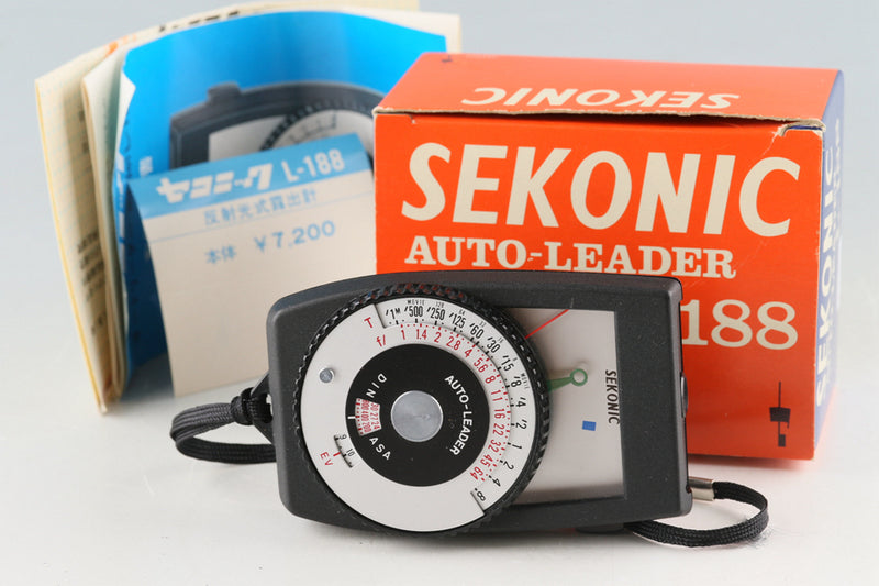 Sekonic Auto-Leader Exposure Meter L-188 With Box #55426L7