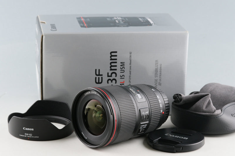 Canon EF Zoom 16-35mm F/4 L IS USM Lens With Box #55481L2