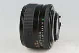 Contax Carl Zeiss Planar T* 50mm F/1.4 MMJ Lens for CY Mount #55509A2