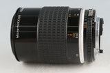 Nikon Micro-Nikkor 105mm F/4 Ais Lens #55543A6