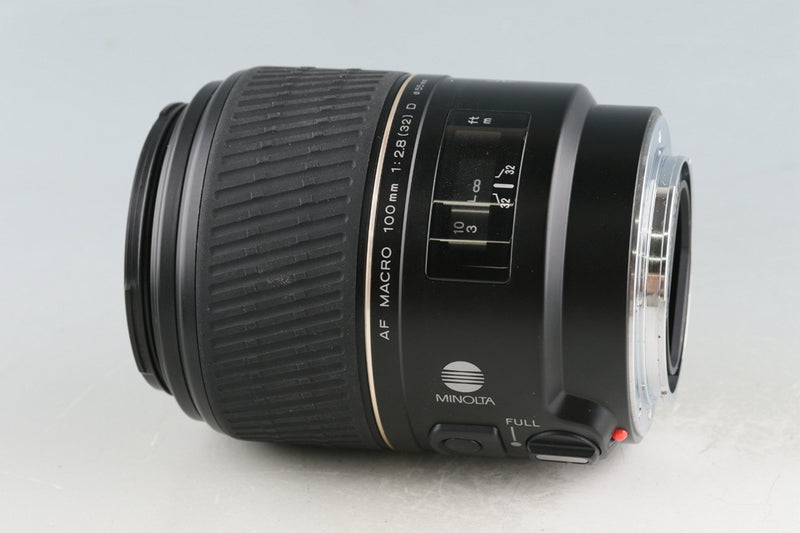 Minolta AF Macro 100mm F/2.8 Lens for Minolta/Sony AF #55609F5