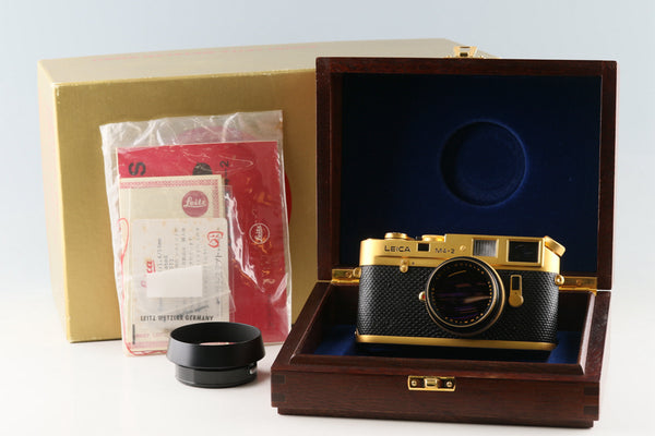 Leica Leitz M4-2 Gold + Summilux 50mm F/1.4 Lens With Box #55629L1#AU