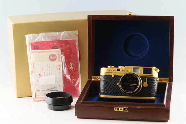 Leica Leitz M4-2 Gold + Summilux 50mm F/1.4 Lens With Box #55629L1#AU