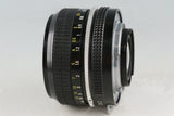 Nikon Nikkor 50mm F/2 Non-Ai Lens #55766A4