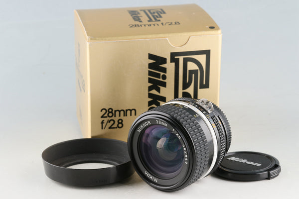 Nikon Nikkor 28mm F/2.8 Ais Lens With Box #55790L4