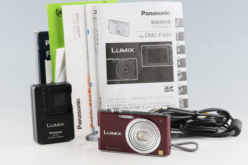 Panasonic Lumix DMC-FX60 Digital Camera With Box *Japanese version only * #55810L9