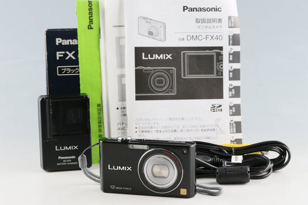 Panasonic Lumix DMC-FX40 Digital Camera With Box *Japanese version only * #55811L9