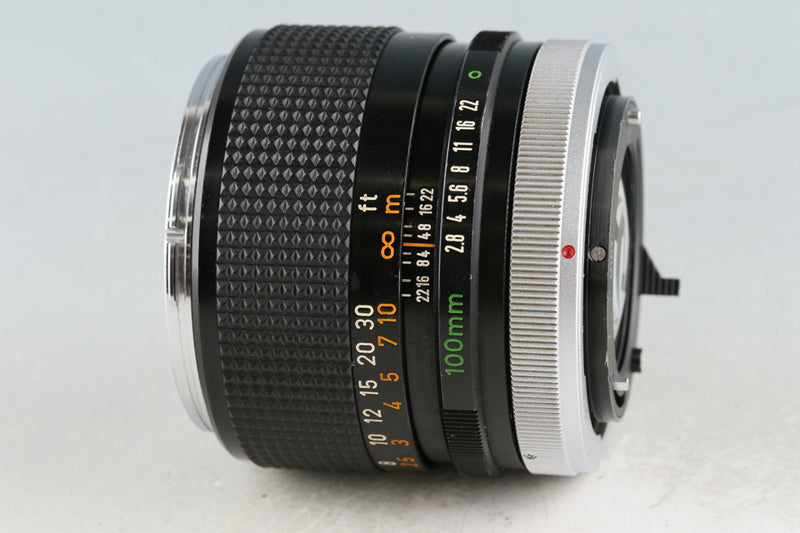 Canon FD 100mm F/2.8 Lens #55821H13