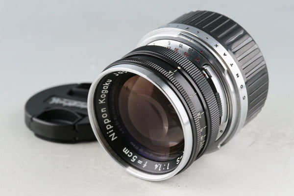 Nikon Nikkor-S 50mm F/1.4 Lens for Nikon S + Leica M Mount Adapter #55926A4