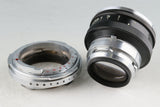 Nikon Nikkor-S 50mm F/1.4 Lens for Nikon S + Leica M Mount Adapter #55926A4