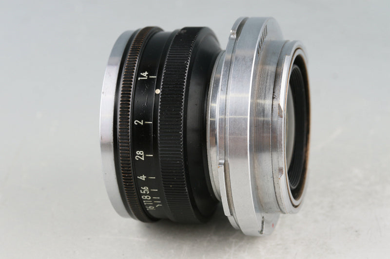 Nikon Nikkor-S 50mm F/1.4 Lens for Nikon S + Leica M Mount Adapter #55926A4