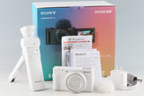 Sony Vlogcam ZV-1M2 White Shooting Grip Kit With Box *Japanese Version Only* #55941L2