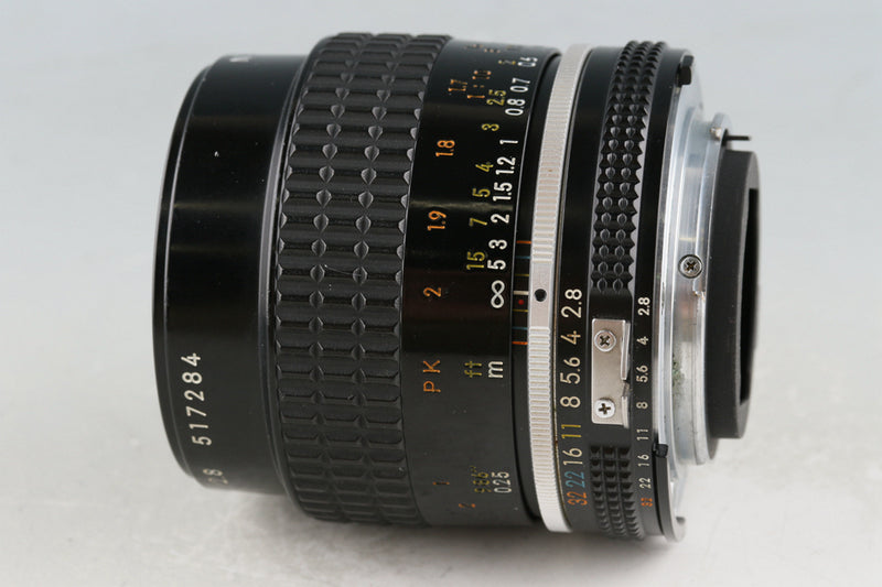 Nikon Micro-Nikkor 55mm F/2.8 Ais Lens #55959A5