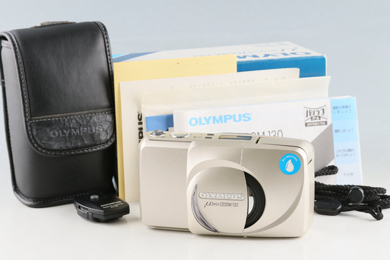 Olympus μ ZOOM 130 35mm Point & Shoot Film Camera With Box #55960L7#AUS