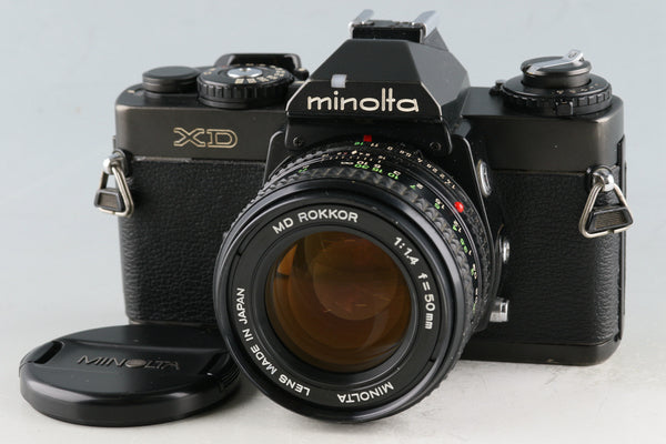 Minolta XD + MD .Rokkor 50mm F/1.4 Lens #55991D5#AUS