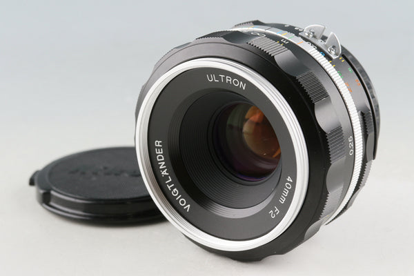 Voigtlander Ultron 40mm F/2 Lens for Nikon F Mount #56020F5