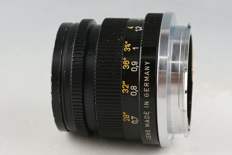 Leica Leitz Summicron 50mm F/2 2nd Black Paint Lens for Leica M #56053T