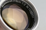 Leica Leitz Summicron 50mm F/2 Radioactive Lens for Leica L39 #56054T