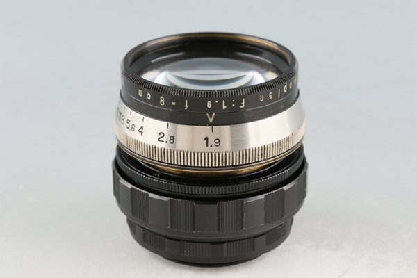 Meyer Gorlitz Primoplan 80mm F/1.9 Lens + M42 Mount Adapter #56058E5