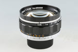 Canon TV 50mm F/0.95 Lens Modified to Leica M Mount #56059E6