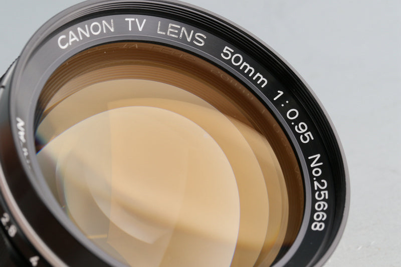 Canon TV 50mm F/0.95 Lens Modified to Leica M Mount #56059E6