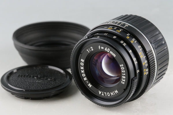 Minolta M-Rokkor 40mm F/2 Lens for Leica M #56066E5