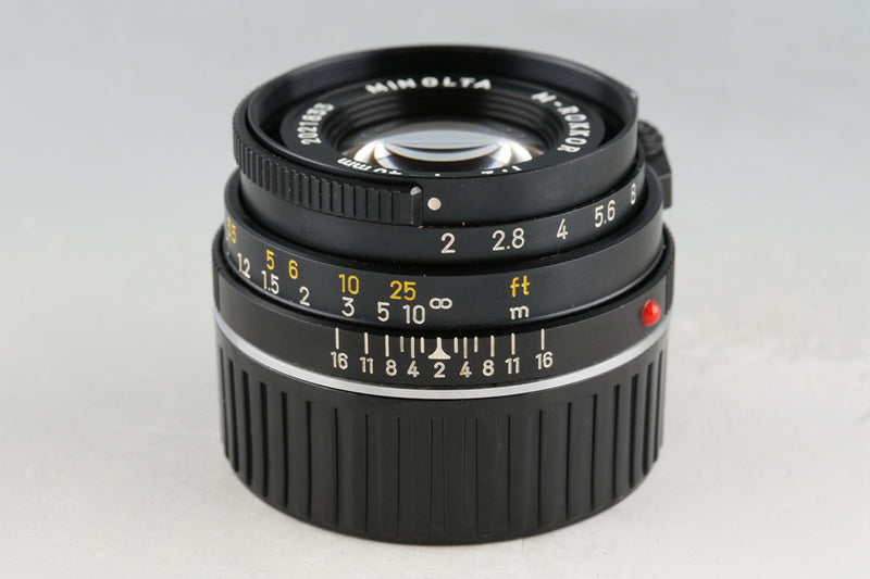 Minolta M-Rokkor 40mm F/2 Lens for Leica M #56066E5