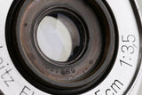 Leica Leitz Elmar 35mm F/3.5 Lens for Leica L39 #56119T