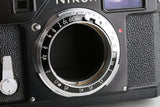 Nikon S3 Olympic Black Paint + Nikkor-S 50mm F/1.4 Lens #56122D2