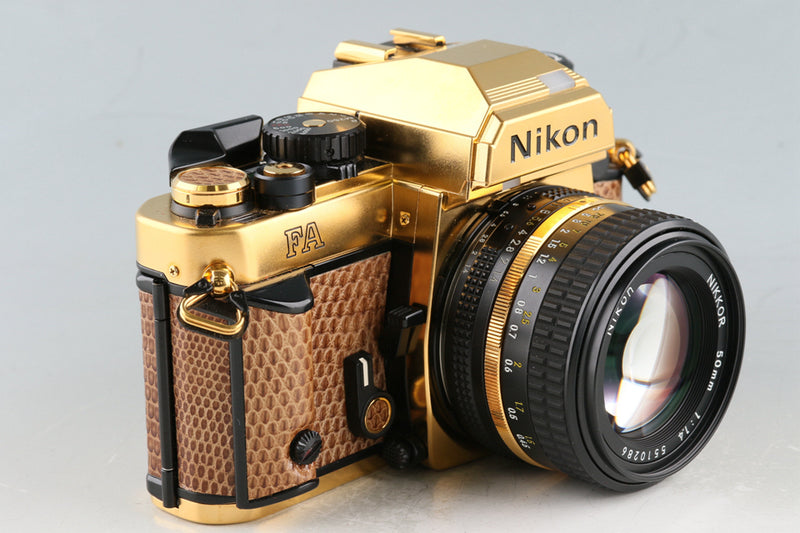 Nikon FA Gold + Nikkor 50mm F/1.4 Ais Lens With Box #56125L4