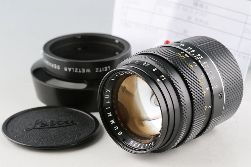 Leica Leitz Summilux 50mm F/1.4 for Leica M CLA By Kanto Camera #56149T