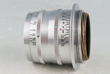 Nikon Nippon Kogaku Nikkor-Q.C 50mm F/3.5 Lens for Leica L39 #56153C2