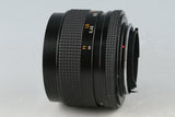 Contax Carl Zeiss Planar T* 50mm F/1.4 MMJ Lens for CY Mount #56157A1