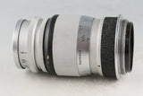 Leica Leitz Elmar 90mm F/4 Lens for Leica L39 #56162T