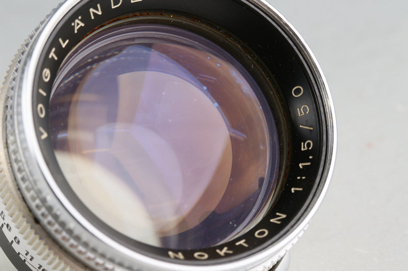 Voigtlander Nokton 50mm F/1.5 Lens for Prominent #56171E5