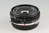 Olympus E.Zuiko Auto-S 38mm F/2.8 Lens for Pen-F #56186F5