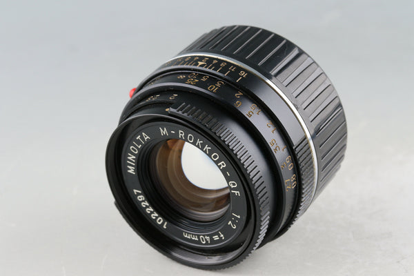 Minolta M-Rokkor-QF 40mm F/2 Lens for Leica M #56631E5