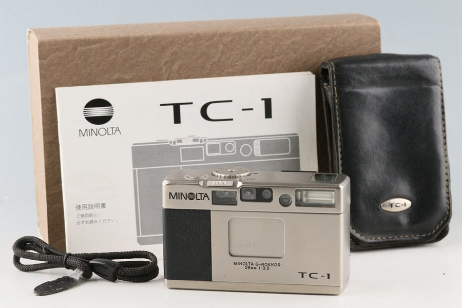 Minolta TC-1 35mm Point & Shoot Film Camera With Box #56998L6