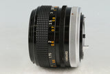 Canon FD 50mm F/1.4 S.S.C. Lens #57862G21