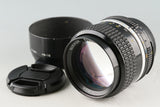Nikon Nikkor 85mm F/2 Ais Lens #58069A3